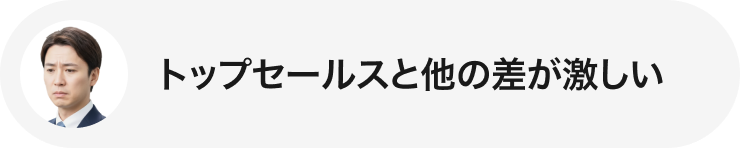 トップセールスと他の差が激しい